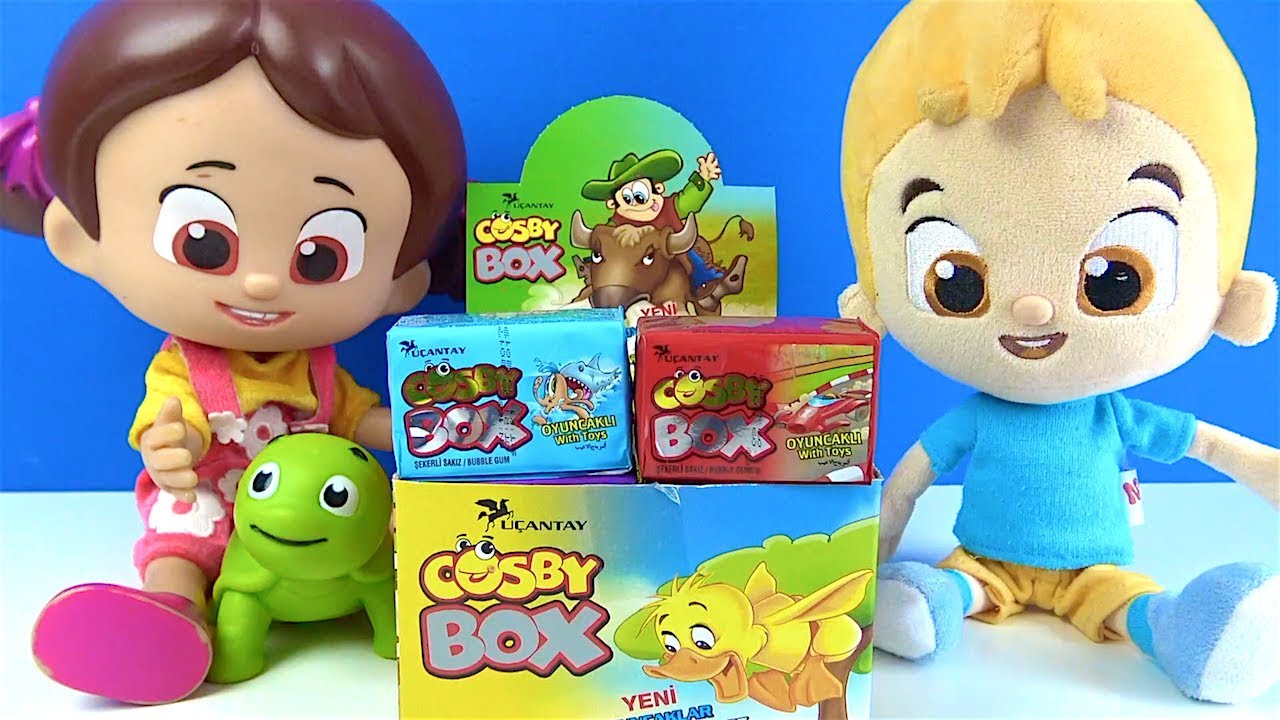 Cosbybox 24 adet yeni oyuncaklı sürpriz paket açtık Niloya Mete Tospik 1 koli Cosby box challenge
