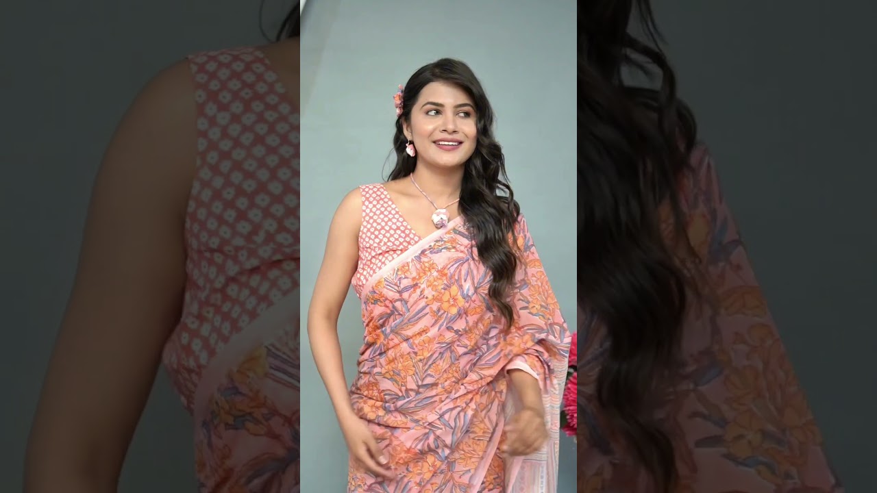 Cotton Sarees 🛍️🛒 #soma #saree #handblockprintsaree