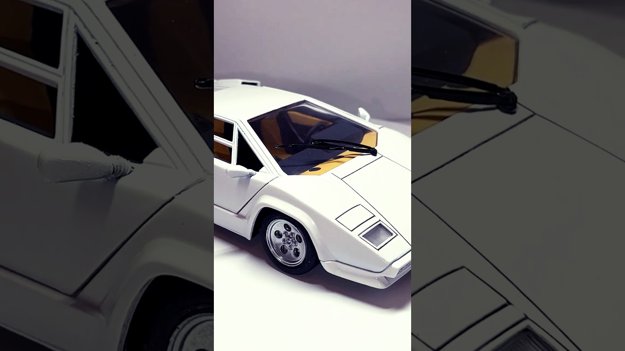 #countach #lamborghini #iconiccars #restoration #model #trends #shorts