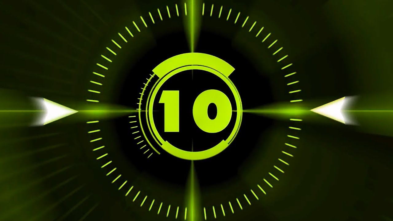 Countdown Timer ( v 212 ) 10 sec with Sound effects and Voice HD