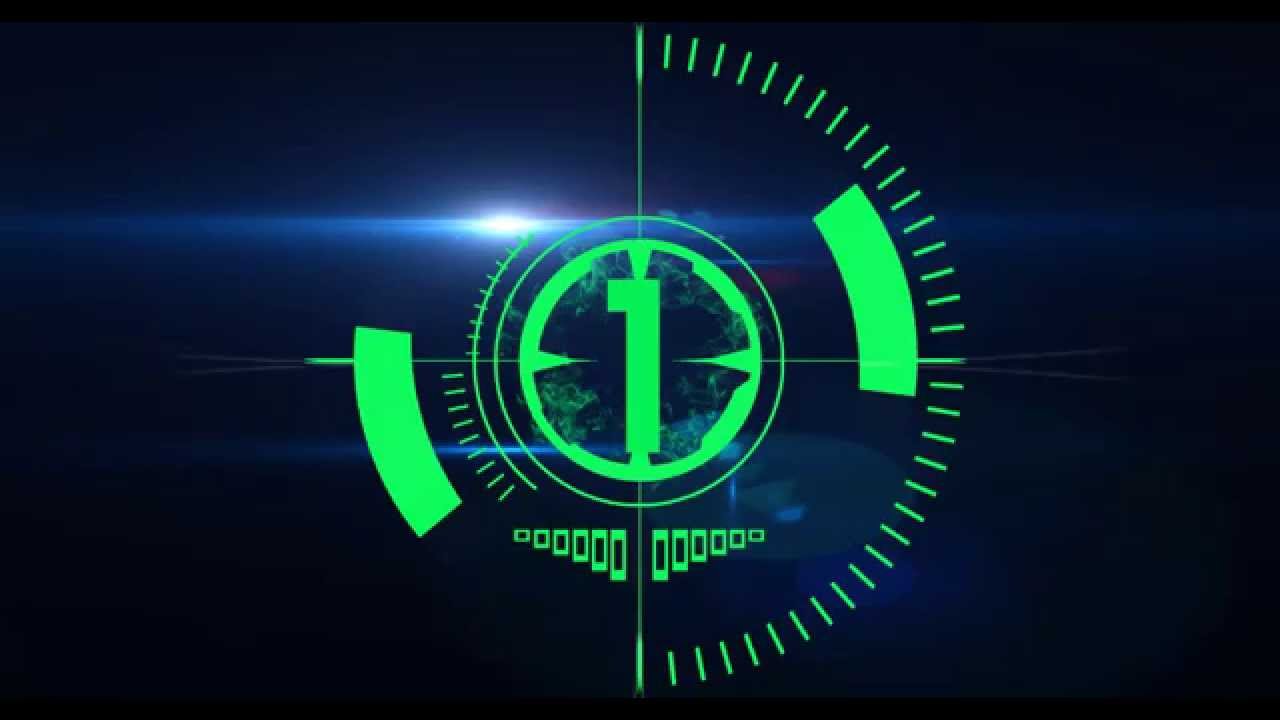 COUNTDOWN TIMER 10 sec CLOCK ( v 205 ) with sound effects HD!  █▬█ █ ▀█▀