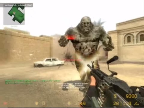 Counter Strike Source Zombie Horror boss fight