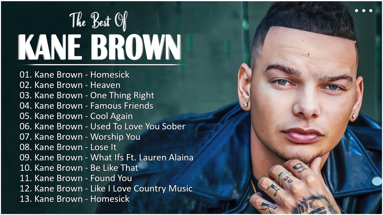 Country Music - K.a.n.e B.r.o.w.n Greatest Hits Full Album - Country Songs Playlist 2024