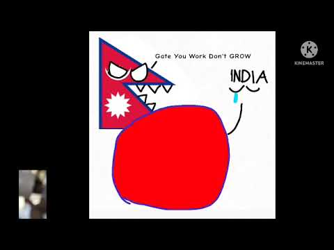 Countryball Nepal Vore India
