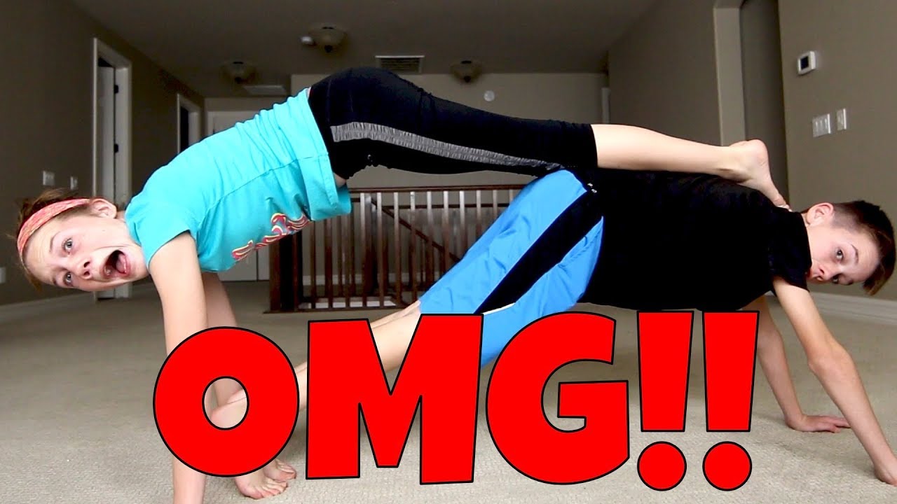 Couples Yoga Challenge With My Brother!! // SierraCreates