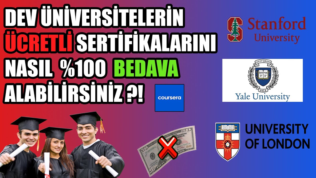 Coursera'da Ücretsiz Sertifika Alma Yöntemi ! | University of London | Online Eğitim|Tamamen Bedava!