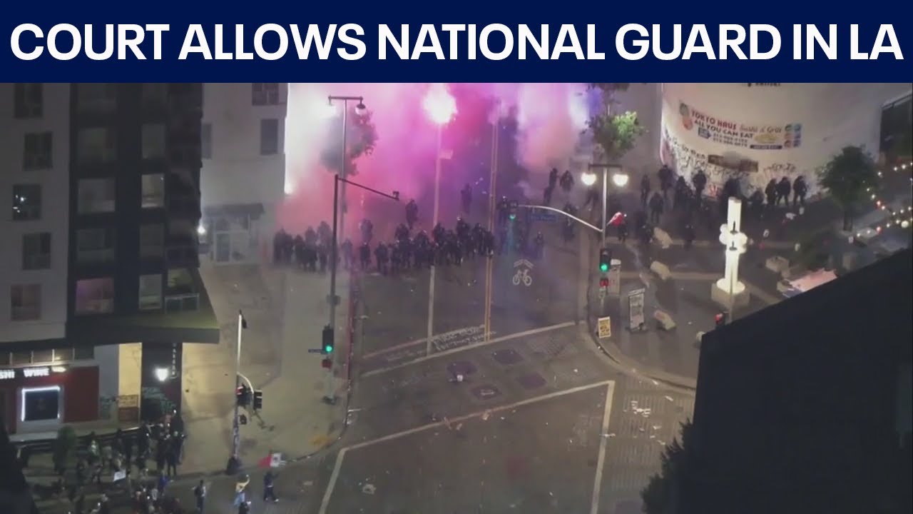Court allows President Trump to keep National Guard in Los Angeles