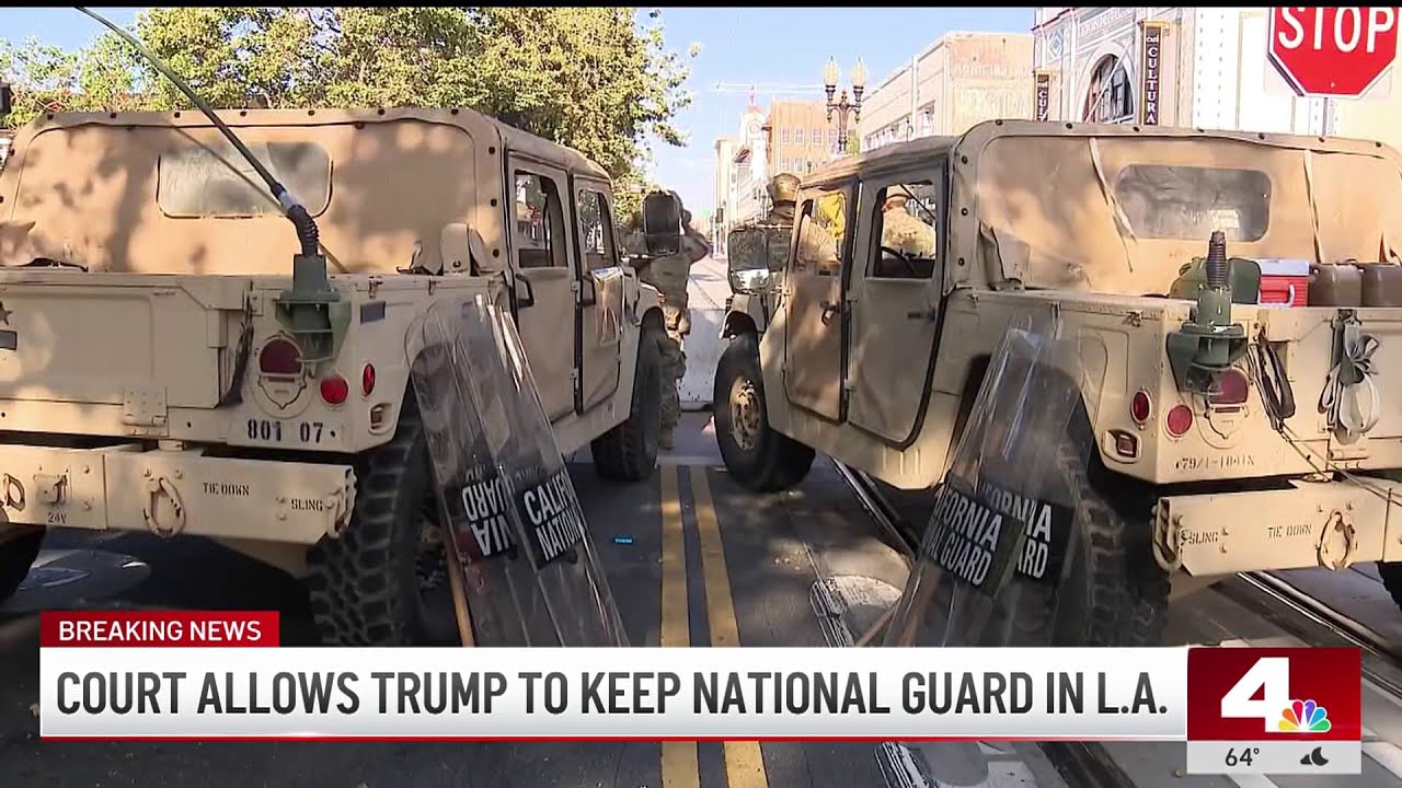 Court allows Trump to keep National Guard in Los Angeles