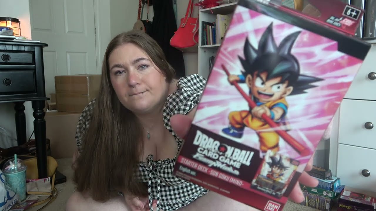Courtney Opens DBZ Super Kid Goku Deck