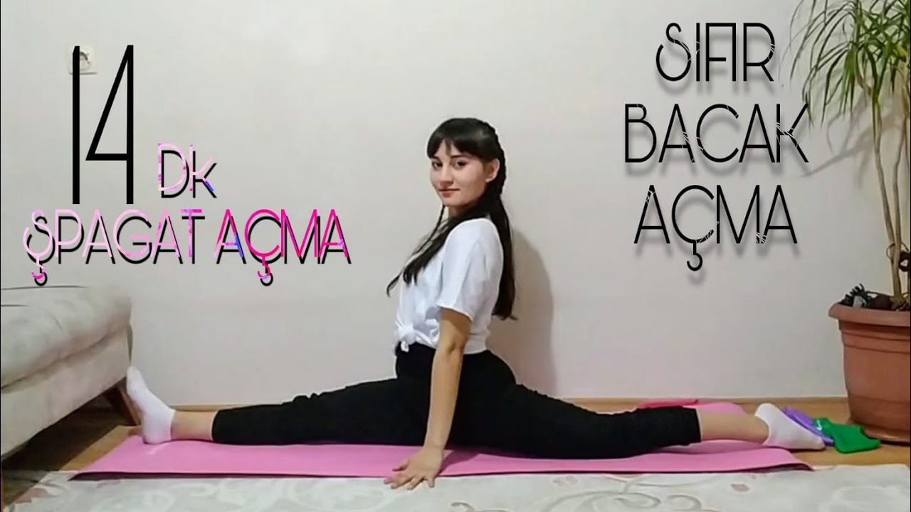 #COVID-19  Tek videoda SPAGAT AÇMA | Sıfır bacak açma