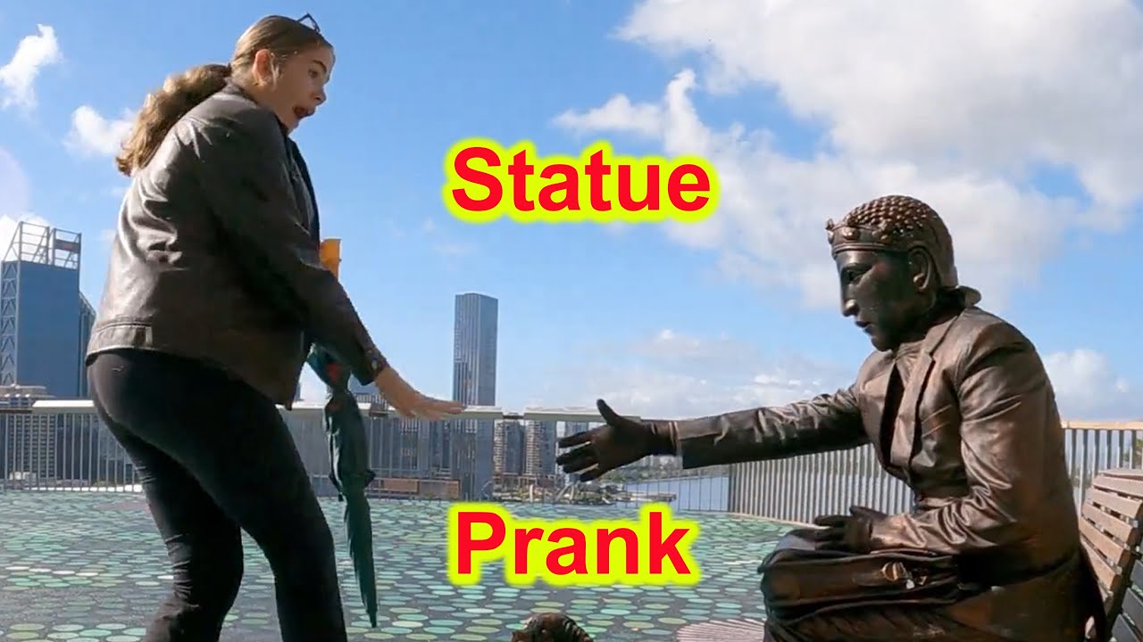 #Cowboy_prank | Statue Prank | lelucon statue prank | Dont mess with the statue |terbaik patung lucu