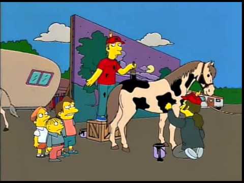 Cows Don't Look Like Cows On Film (The Simpsons)
