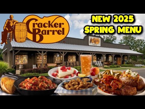 Cracker Barrel's NEW 2025 Spring Menu Lineup Review
