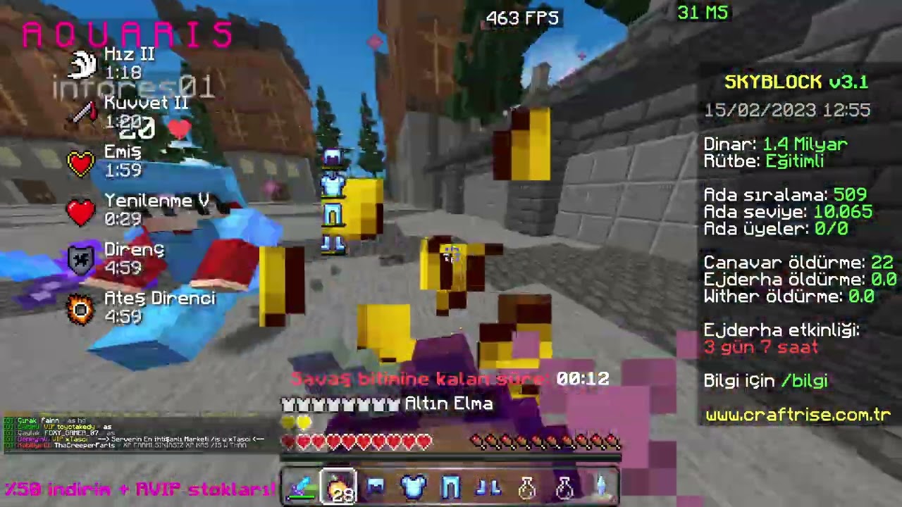 -CraftRise SkyBlock- En Saçma 2v1 :D