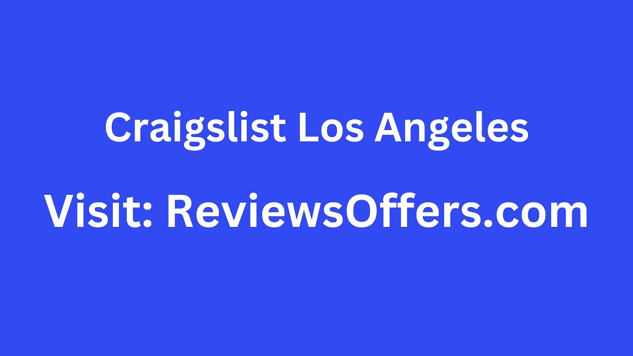 Craigslist Los Angeles Pets, Top 10 Craigslist Los Angeles Cars | ReviewsOffers.com