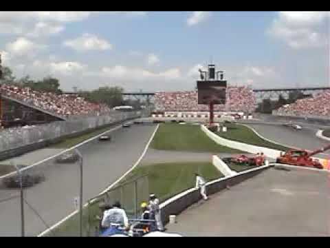 Crash Robert Kubica Montreal 2007 from the stands