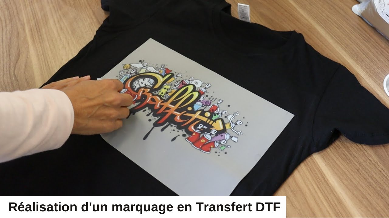 Créa'Tuto - Réalisation d'un marquage en transfert DTF