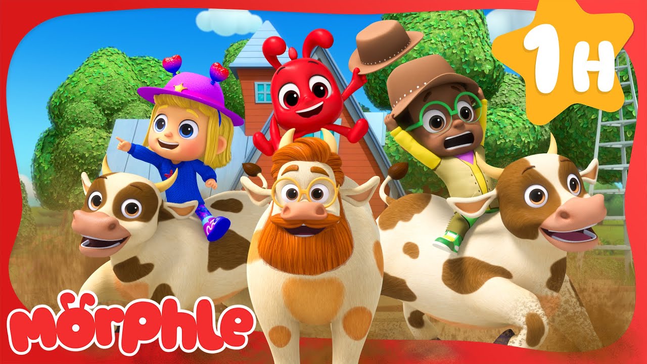 Crazy Cow Rampage! 🐄 | Cartoons for Kids | Fun Animal Videos | Morphle