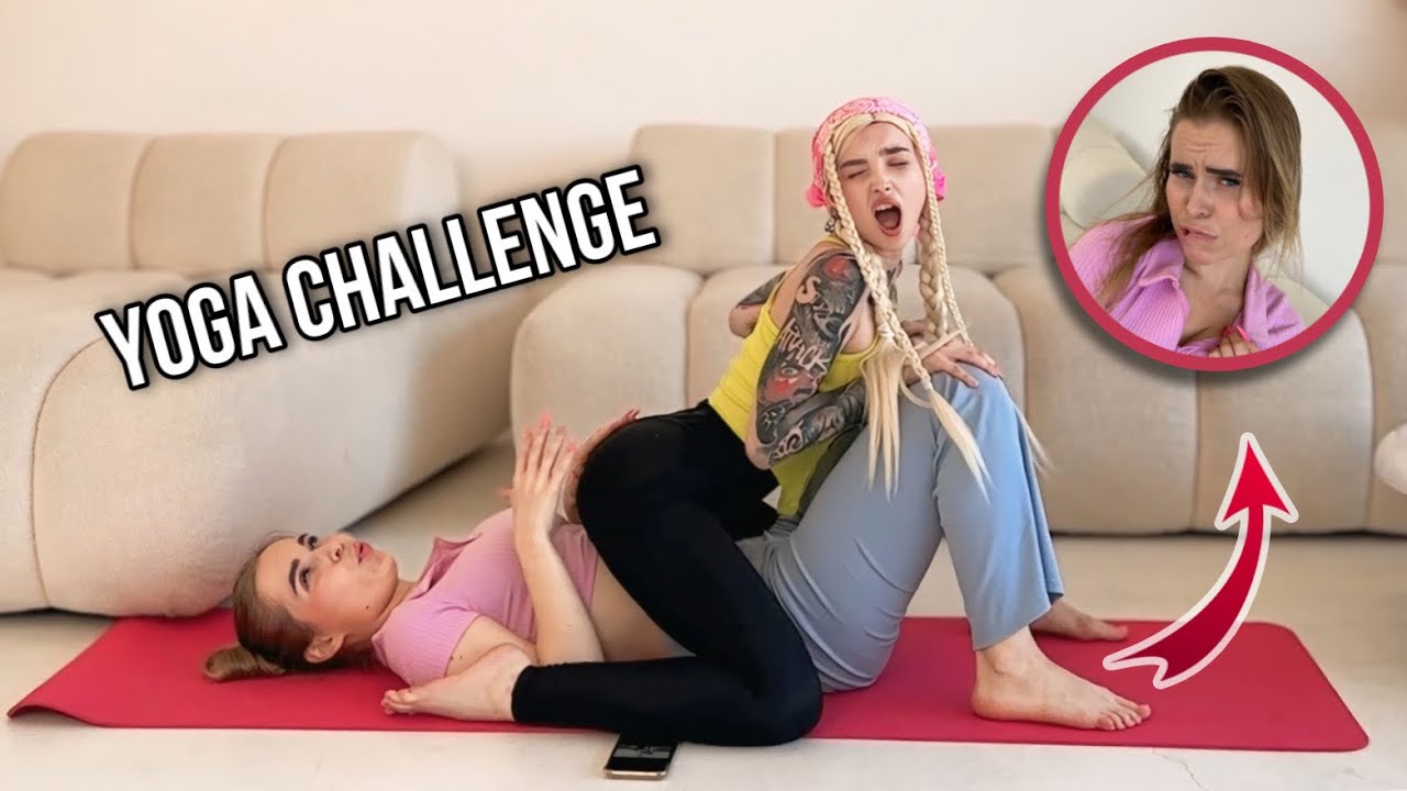 Crazy Things With Beautiful Girls | Yoga Challenge