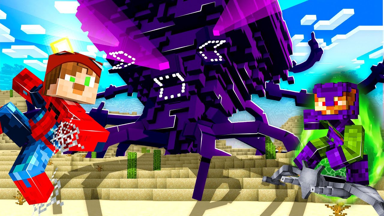 CRAZYCRAFT - WİTHER STORM vs SÜPER KAHRAMANLAR!