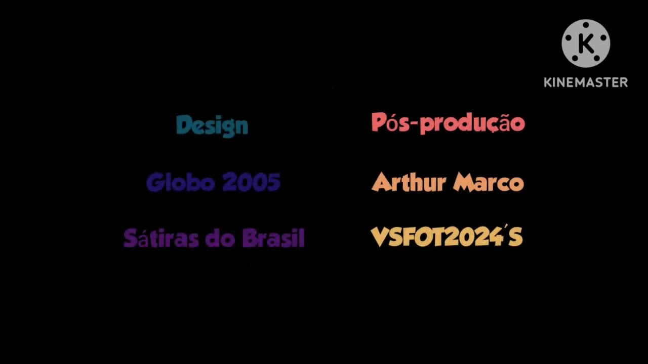 Créditos Globo e Seus Amigos da Zueira 1