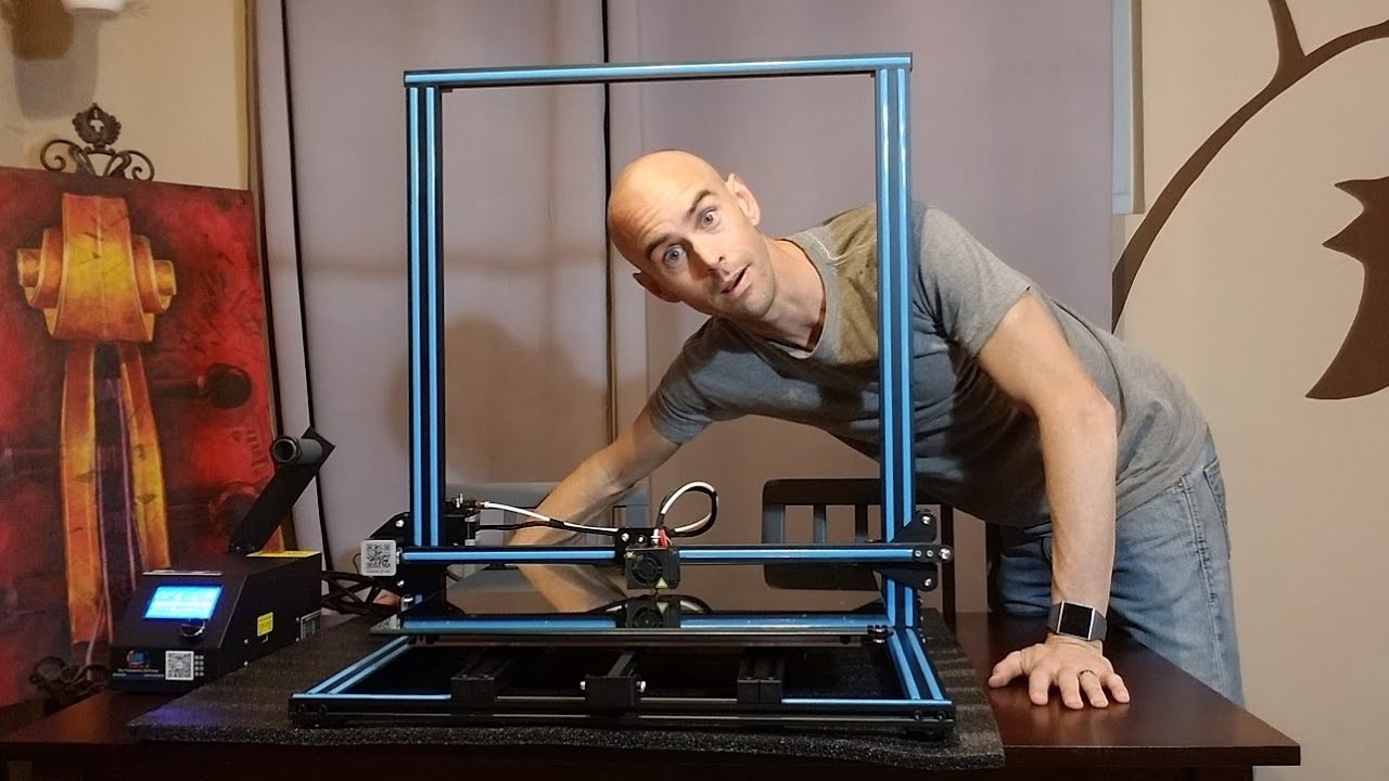 Creality CR-10s5 unboxing and assembly timelase.