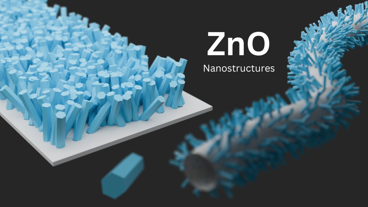 Create Zinc Oxide Nanorods: Easy Blender Guide | ZnO | Scientific Illustrations