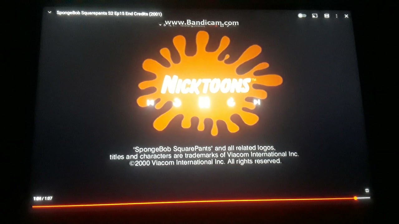 Credits To SpongeBob SquarePants Sea Stories 2002 DVD