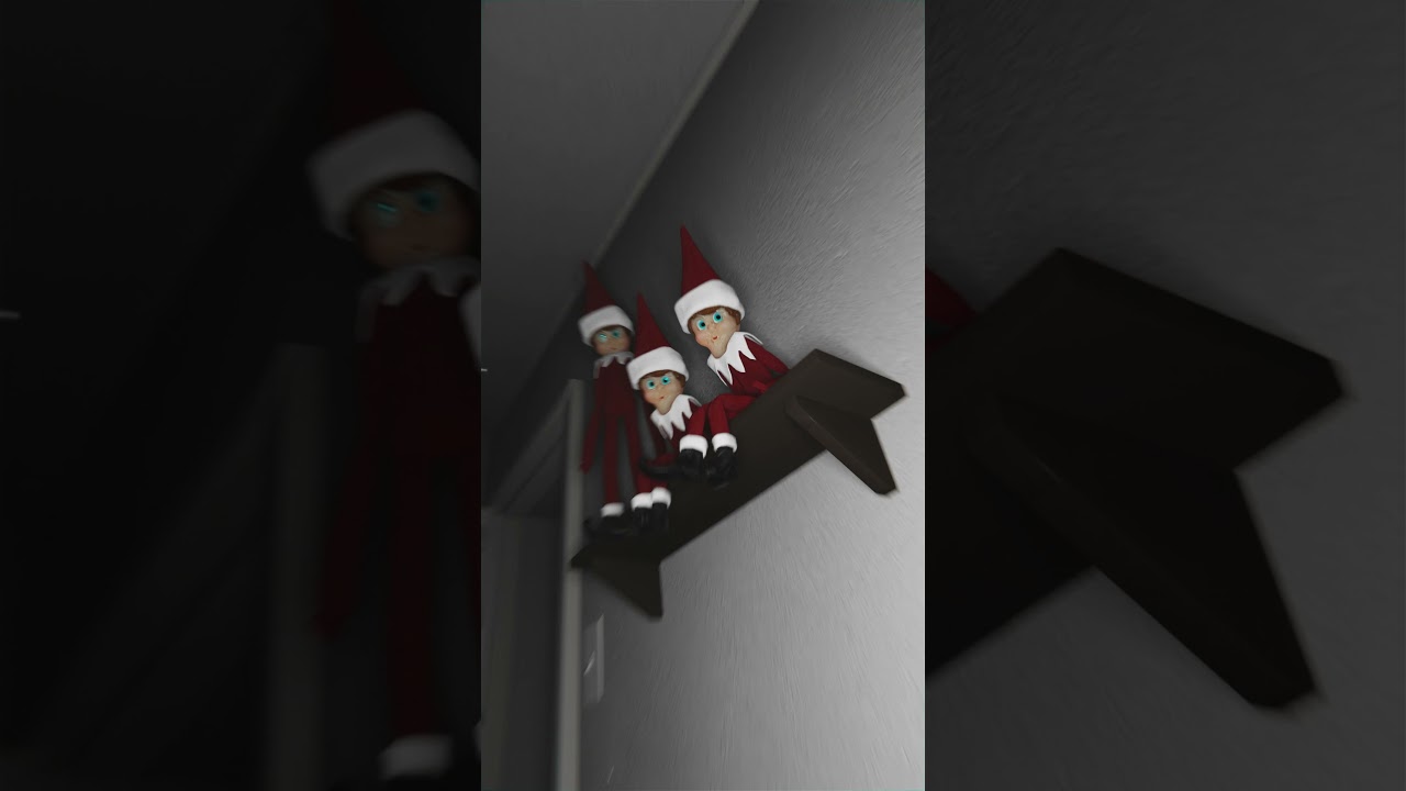 Creepy Elf on the shelf #christmas #scary #shorts