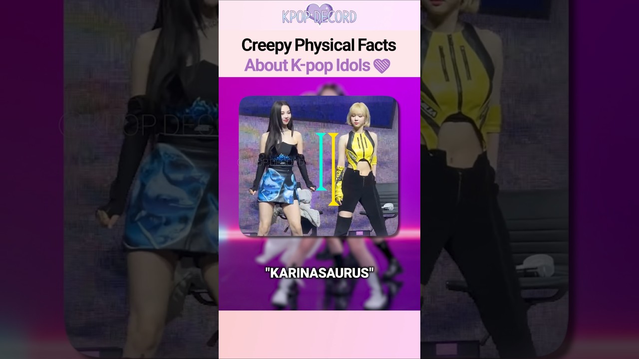 Creepy Physical Facts About K-pop Idols #kpop #shorts