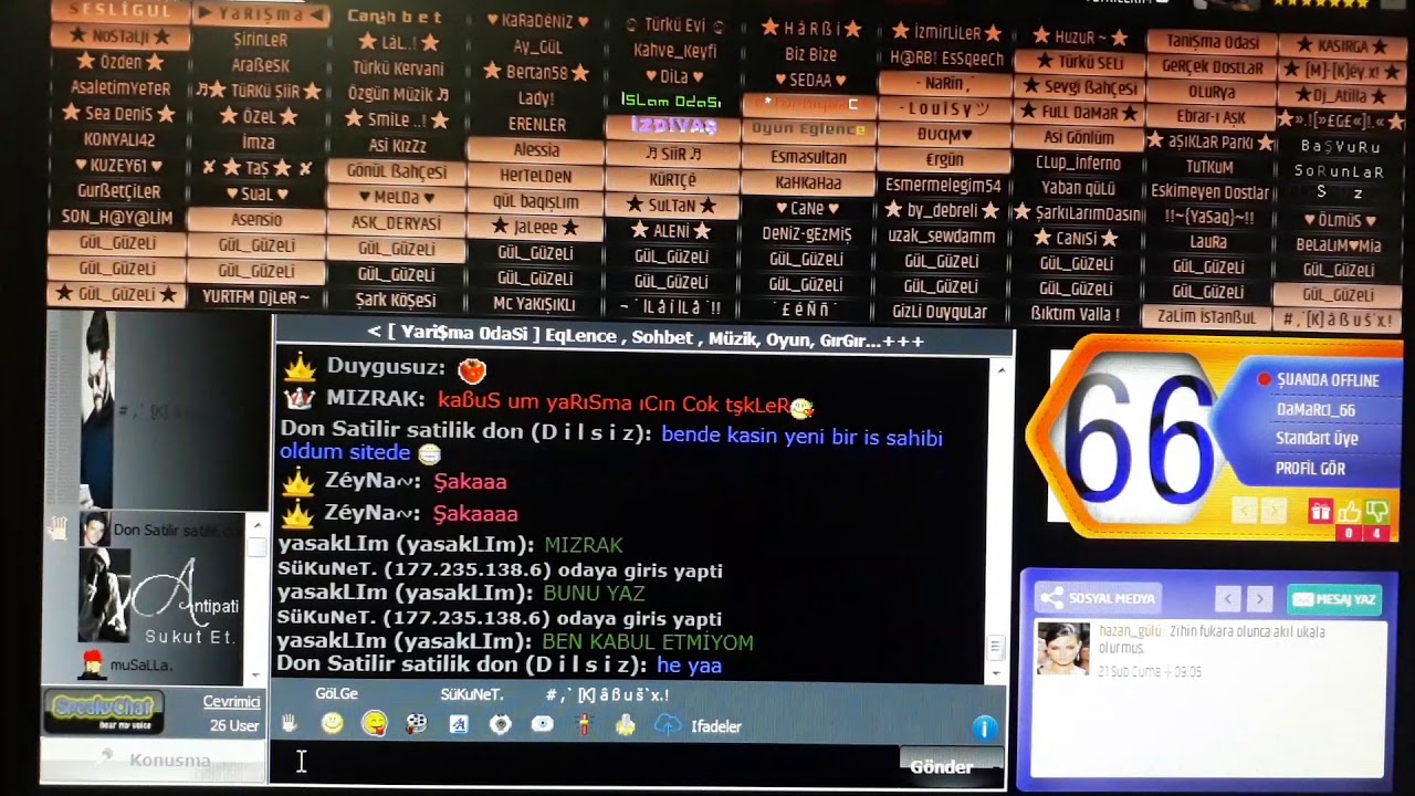 Ücretsiz sesli chat sesli sohbet sitesi bedava para vermeden üye olmadan giriş Sesligul.com