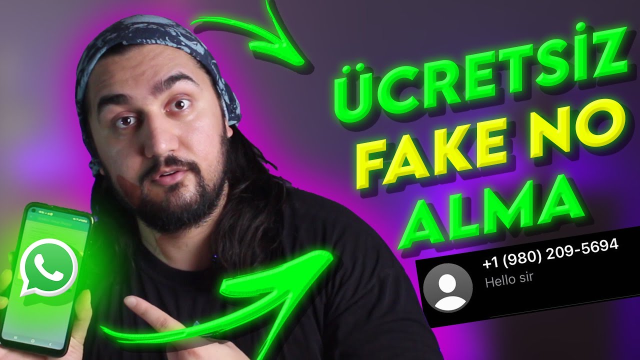 ÜCRETSİZ FAKE NUMARA NASIL ALINIR? -  WhatsApp Fake No Alma