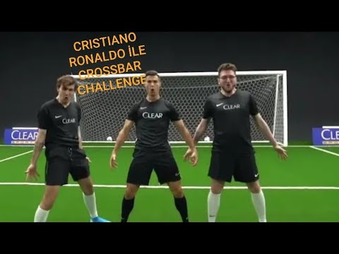 CRISTIANO RONALDO İLE CROSSBAR CHALLENGE (Clear Sunar)