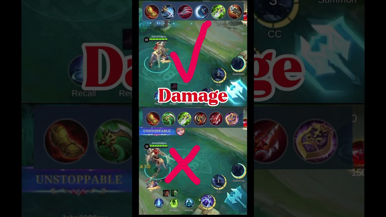 Crit Build VS Other Build | Leomord. @MobileLegends5v5MOBA #mobilelegendstipsandtricks #leomord