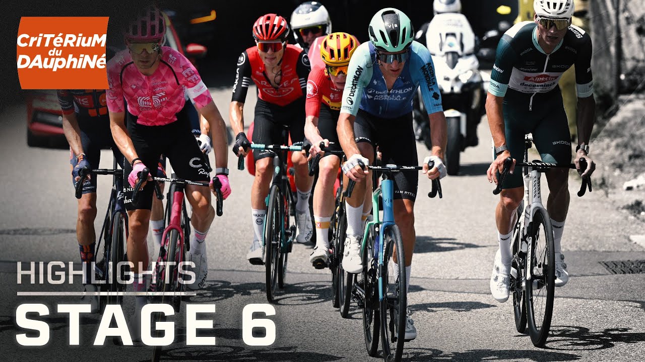 Critérium du Dauphiné 2025, Stage 6 | EXTENDED HIGHLIGHTS | 6/13/2025 | Cycling on NBC Sports
