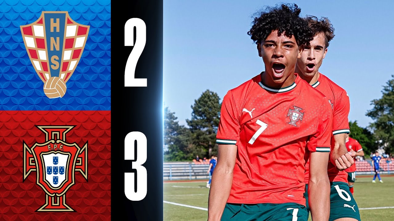Croatia U15 2-3 Portugal U15 [Cristiano Ronaldo Jr. 2 GOALS]