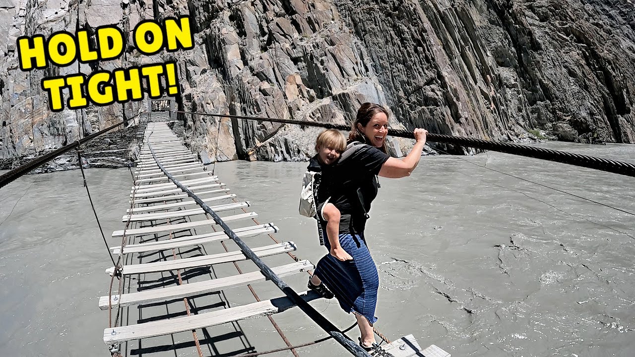 CROSSING PAKISTAN'S DEADLIEST BRIDGE 🇵🇰 | Riding the Hussaini Suspension Bridge Zipline!