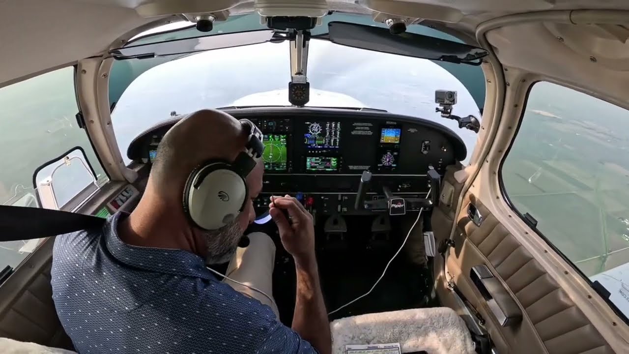 Cruising at 180 Knots PA-32 Riding The Tailwind From Champaign, IL KCMI To Lewis University KLOT.