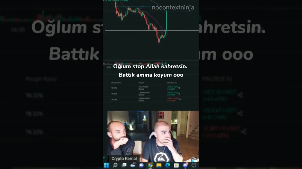 Crypto Kemal Canlı Yayında Yaklaiık 150.000 TL Kaybediyor! Owowowowowoow