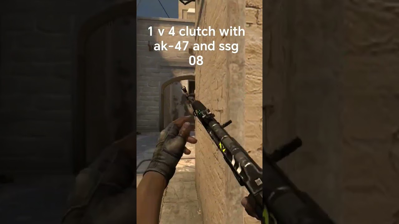 #cs #sibmonk #Kempati #clutch 1 v 4 clutch with ak-47 and ssg 08