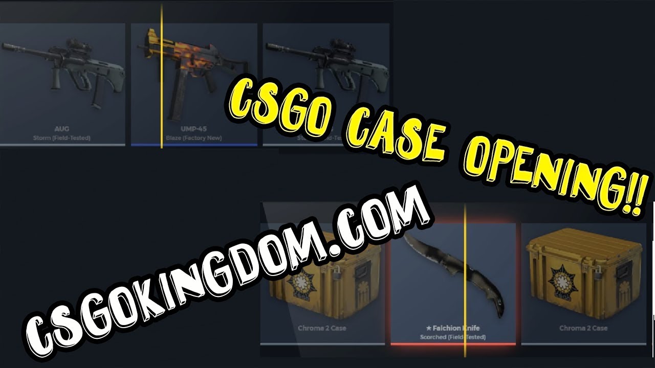 CSGO CASE OPENING!! - CSGOKingdom.com