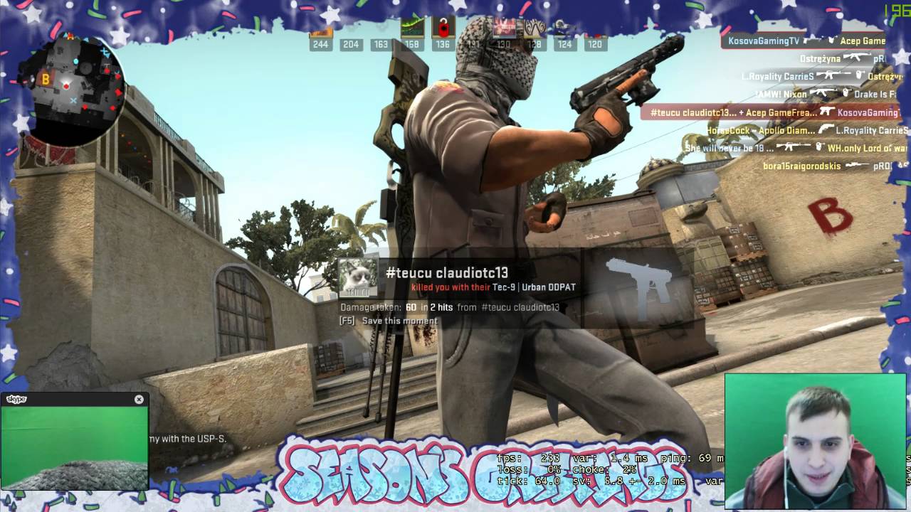 CS:GO SHQIP DEATHMATCH DUST 2 TU SHPERNDA THIKA me GAFIN BASHK EPIZODI 19 KOSOVA TV