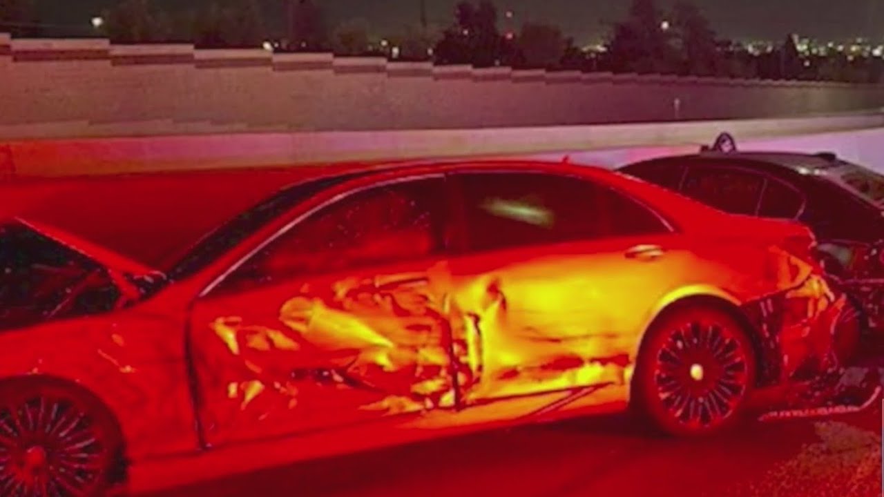 CSP vehicle, highway worker hit by suspected DUI driver while working 6-car crash