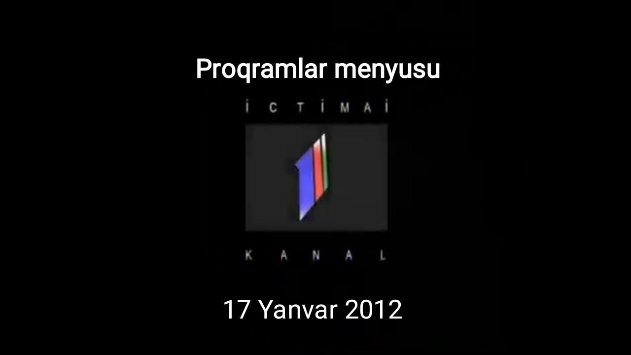 İctimai TV- Proqramlar menyusu: 17.01.2012