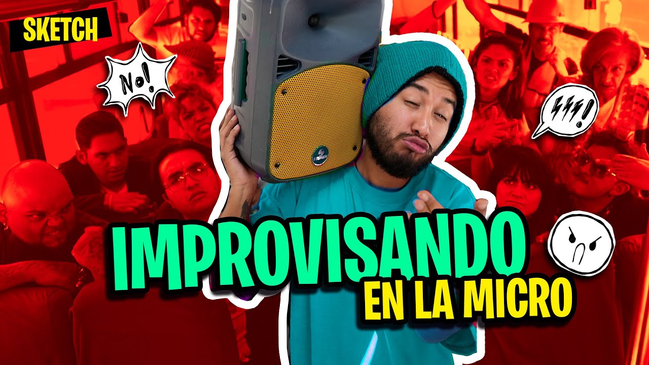 Cuando el RAPERO te agarra para su IMPROVISACIÓN 🚌 | SKETCH ft. @KeiityGonzalez