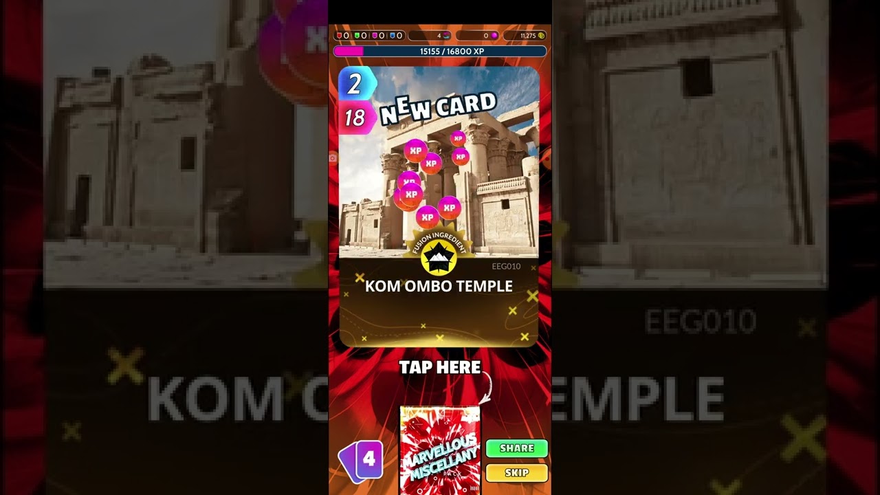 CUE Opening Card Packs