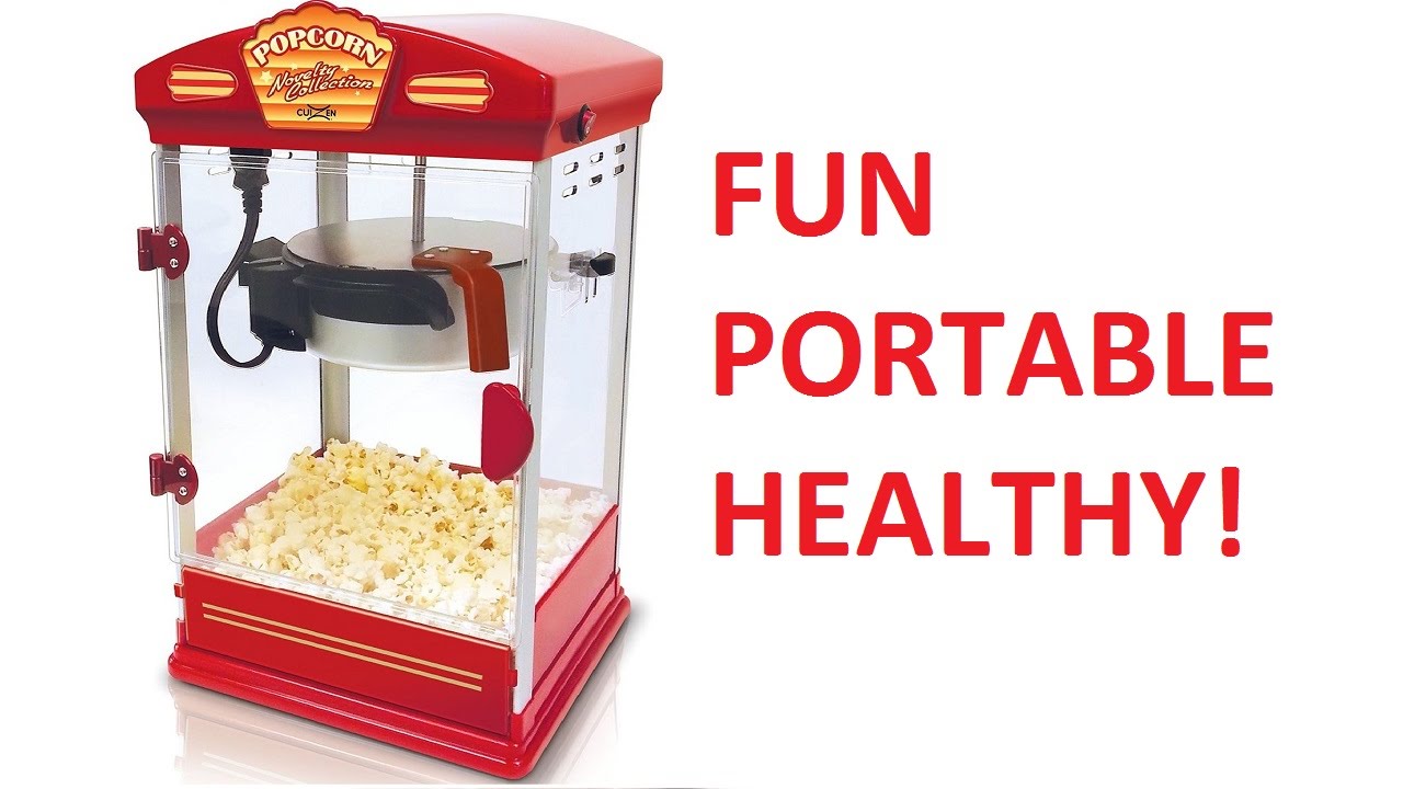 CuiZen Popcorn Maker - 4 Oz - Fun Portable Delicious and Healthy!