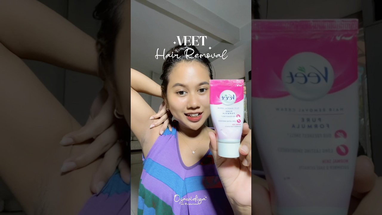 CUKUR KETIAK PAKE VEET‼️ #hairremoval