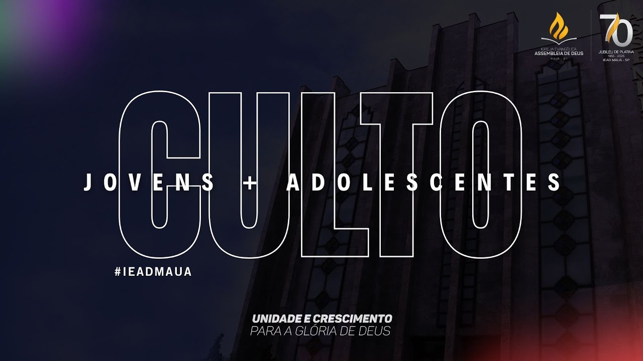 Culto de Jovens e Adolescentes | 29/06/2025
