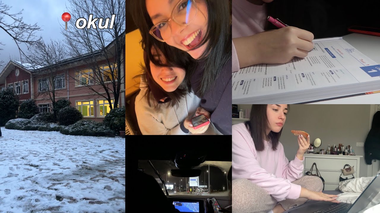 CUMA GÜNÜ VLOG | okul, ev, dersler, arkadaslar